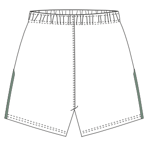 Moldes de confeccion para Short Futbol 2850